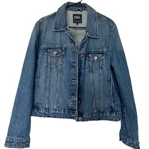 Zara Women's Classic Blue Jean Jacket